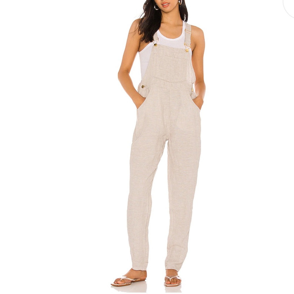 WeWoreWhat Linen Jumpsuit XS